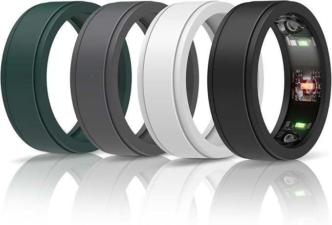Oura Ring Protector, Anti-Scratch Silicone Cover for Oura Ring Gen 3, Working Out Gym