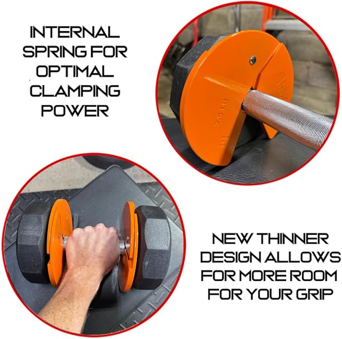 Micro Gainz Dumbbell Fractional 2.5 lb Weight Plate, Ideal for Micro Loading, (Choose Color) 2 Piece Fractional Weight Plates, Designed for Dumbbell Training, Made In USA