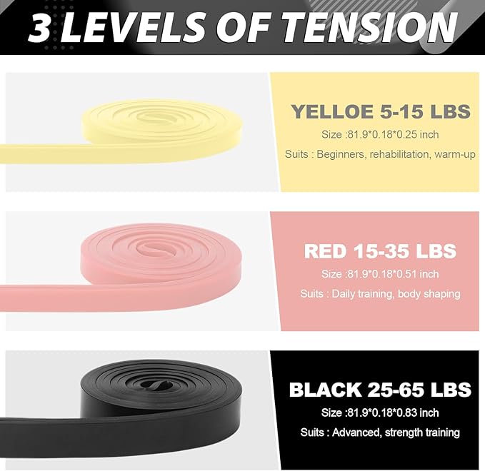Outus 24 Pack Resistance Bands Bulk Pull up Assist Bands for Strength Training Physical Therapy Group Workouts & Home Fitness Portable Stretch Band for Men Women