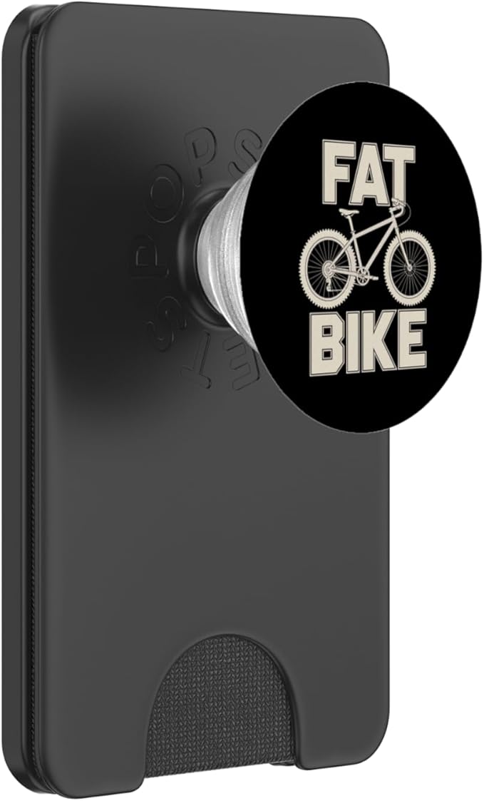 Cool Fat Bike Design for Men Women Fatbike Fat Tire Bike PopSockets PopWallet for MagSafe