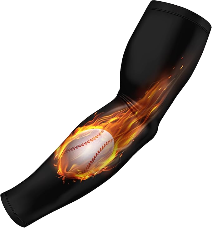 B-Driven Sports Sleeve Pro-Fit - Compression Arm Sleeve for Men & Women - Basketball & Volleyball Arm Sleeve - Single