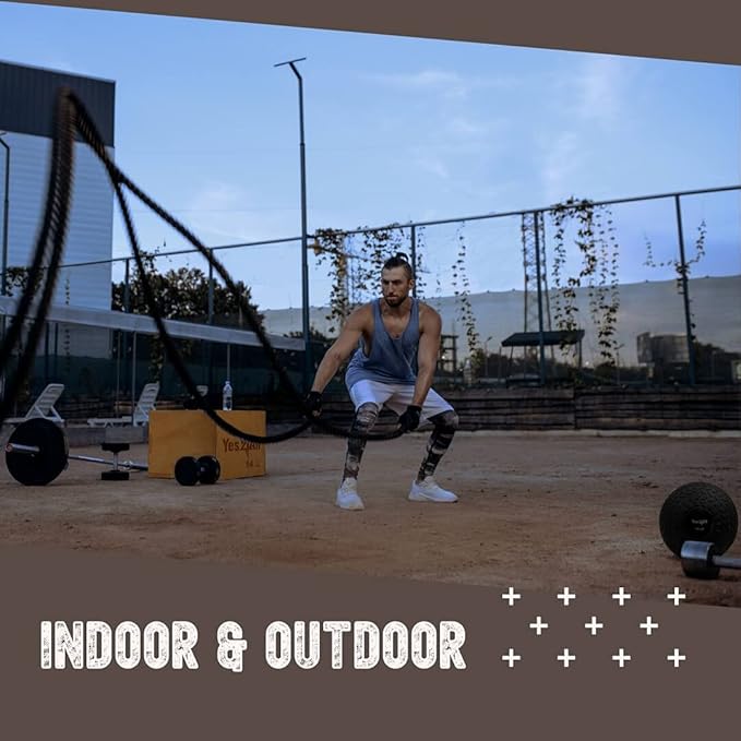 Yes4All Home Gym Equipment Combo, Package Contains: Slam Ball, Kettlebell, Plyo Box, Battle Rope, Workout equipment for Home Gym & Outdoor Workout