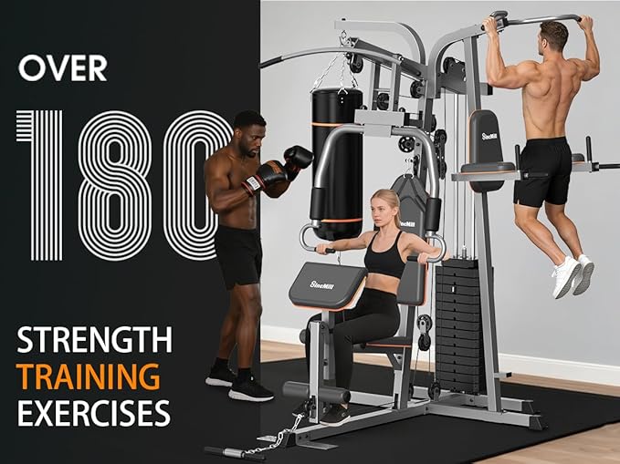 SincMill Home Gym Multifunctional Full Body Workout Equipment for Home Exercise Fitness