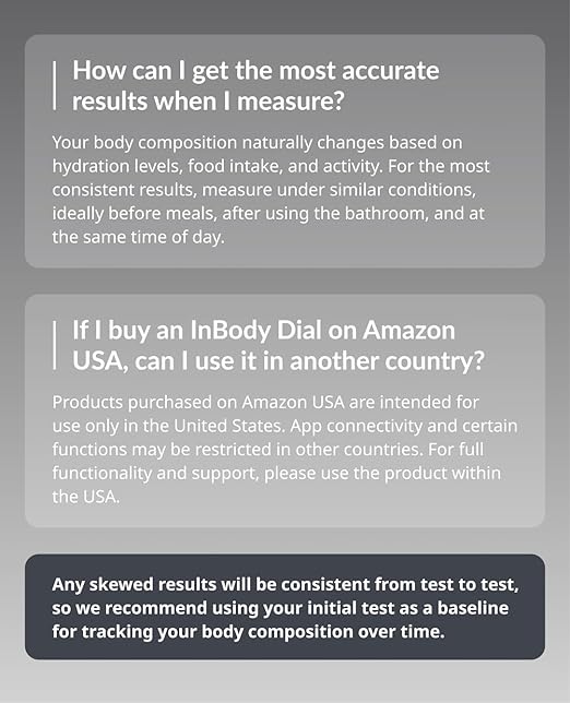 InBody Dial H40 Smart Scale | Body Composition Scale with BMI, Body Fat, Muscle Mass | Wi-Fi and Bluetooth Connectivity on InBody App (Black)