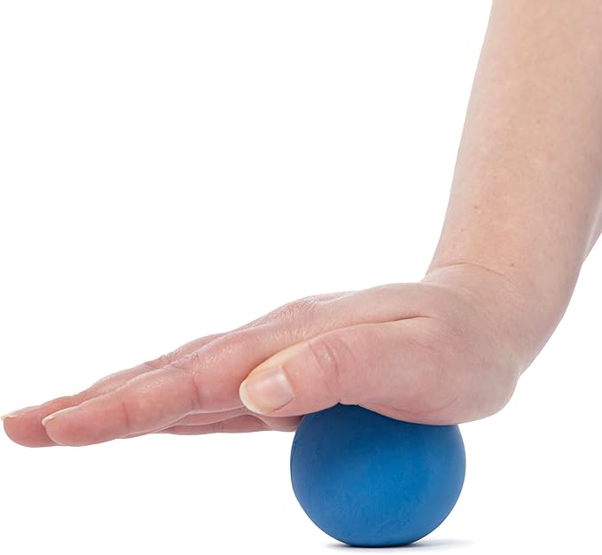 OPTP Massage Ball Set – Moderate and Firm Density Therapy Ball Set – Deep Tissue Massage Balls for Plantar Fasciitis, Sore Muscle Relief — Super Pinky Ball and Super Firm Ball