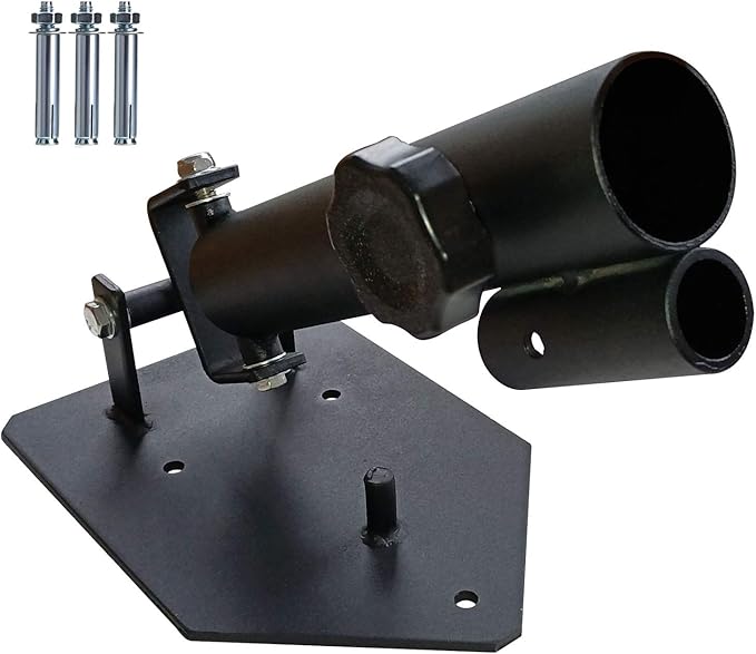 Landmine Base Portable Barbell, Deluxe T bar Row Attachment, landmine attachment for barbell fits 1 Inch Standard and 2 Inch Bars