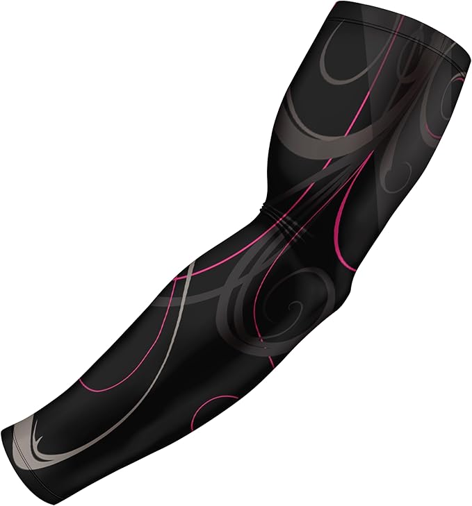 B-Driven Sports Sleeve Pro-Fit - Compression Arm Sleeve for Men & Women - Basketball & Volleyball Arm Sleeve - Single