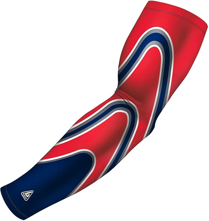 B-Driven Sports Sleeve Pro-Fit - Compression Arm Sleeve for Men & Women - Basketball & Volleyball Arm Sleeve - Single