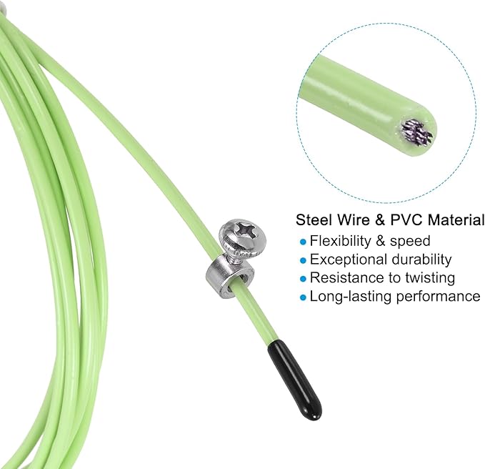 PATIKIL Speed Jump Rope Replacement Cable Professional Skipping Rope Steel Wire Replace for Rope Skipping Training