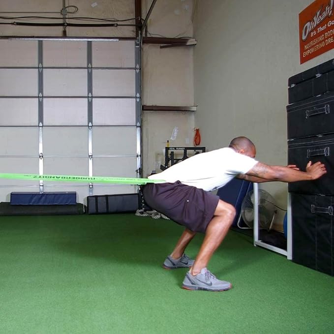 Rubberbanditz Athlete Training Running Bands - Great for Agility, Mobility, Jumping, Plyometrics, Power Fitness, Speed Band Training Workouts - Choose from 2 Sizes of Exercise Resistance Sprint Bands