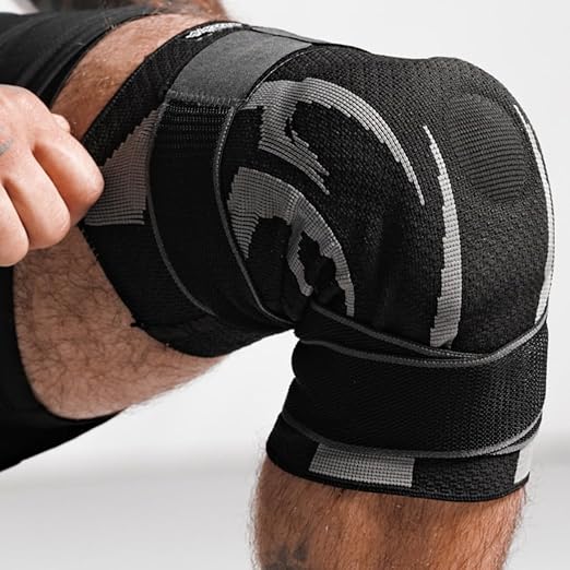 Anaconda Fightwear Stabilizer Knee Brace (X-Large) - Compression Support Sleeve with Spring Stabilizers for Shock Absorption & Joint Health - Fits Left or Right Leg - Ideal for Athletes, Men and Women