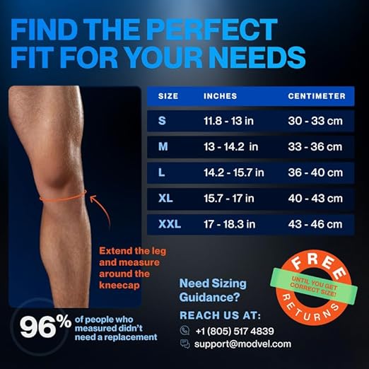 Modvel 7mm Neoprene Knee Sleeves for Men & Women Weightlifting & Powerlifting – Compression Knee Sleeve Support for Squats, Gym, Training – USPA, IPL Approved – Large Army/dark (Pair)