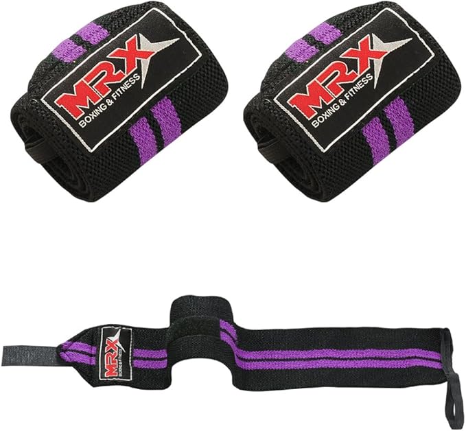 MRX Weight Lifting Gym Training Wrist Wraps for Wrist Support Bodybuilding Workout Wrap Men/Women
