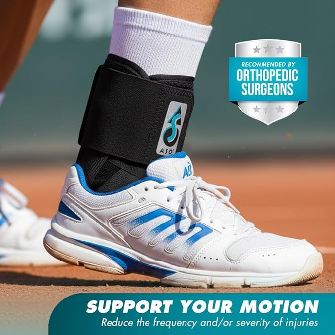 Med Spec ASO Speed Lacer – Ankle Brace for Sprained Ankle and Peroneal Tendonitis, Orthopedic Ankle Support for Men, Women, Adults, Teens and Kids, Sports Injury Recovery