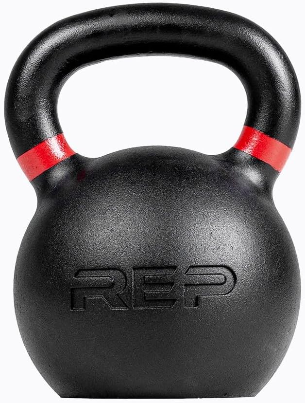 REP Fitness Kettlebell Set and Singles, 4kg to 24kg, 9lb to 53lb Weight Range, Cast Iron, Strength Exercise Training, Home Gym, Power Workout Equipment, Free Weights, Dumbbell Alternative