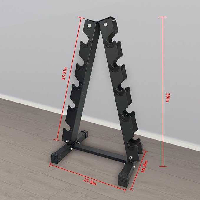 Dumbbell Rack Stand Only,A-Frame Dumbbell Weight Rack for Home Gym