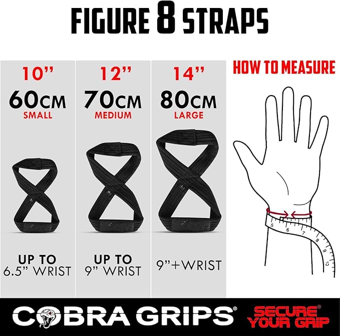 Deadlift Straps Figure 8 Loop Lifting Straps The #1 Choice for Power Lifters weightlifters workout Enthusiasts