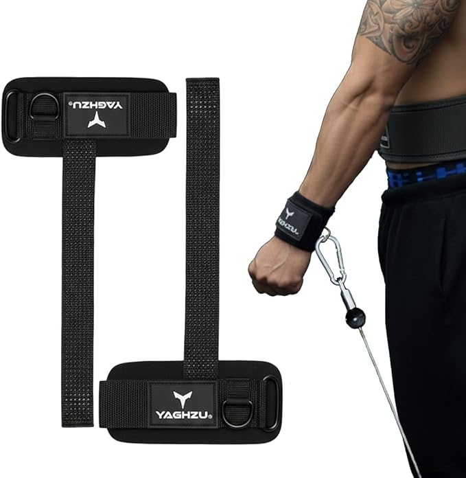 Lifting Straps with D Ring – Wrist Support for Weightlifting, Deadlifts & Cable Machine Workouts, Padded Non-Slip Gym Wrist Straps for Men and Women, Secure Fit Weight Lifting Straps
