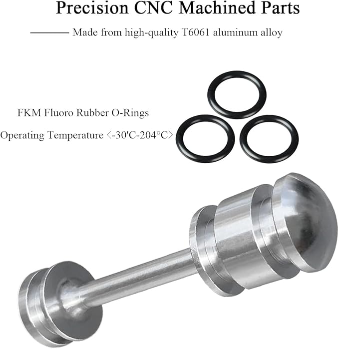 1Set Ls Barbell, Aluminum Oil Diverter ls Barbell Fits for Gen III & IV Engines LS1 LS2 LS3 LQ4 LQ9 LS6 L33 L92 L99 4.8L 5.3L 5.7L 6.0L 6.2L ls oil barbell 6061-T6 Aluminum Alloy Material