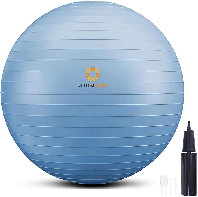 Primasole Exercise Ball-Yoga Ball for alance Stability Fitness Workout Yoga Pilates