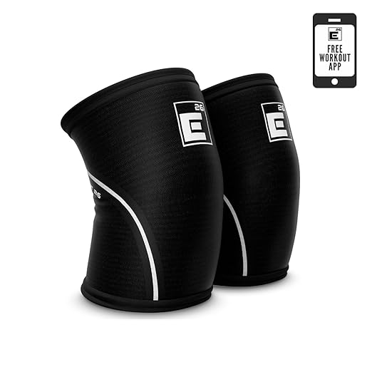 Element 26 Knee Sleeves for Weightlifting (Sold as a Pair) - 6mm Premium Neoprene for Compression, Mobility, and Warmth - Compression Sleeve for Functional Fitness, Squats, Deadlifts (X-Large, Black)