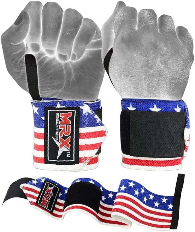 MRX Weight Lifting Gym Training Wrist Wraps for Wrist Support Bodybuilding Workout Wrap Men/Women
