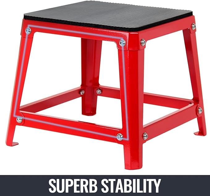 Plyometric Platform Boxes Fitness Steel Plyo Box Exercise Jump Box Step Up Plyometrics Box Jumping Agility Box For Exercise Fit Training Conditioning