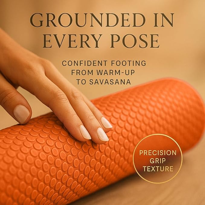 Shanti Diamond Series Yoga Mat - Diamond Shape to expand your Practise, UltraGrip surface, High dencity Cushioning for, Yoga, Pilates, Stretching & Home fitness.