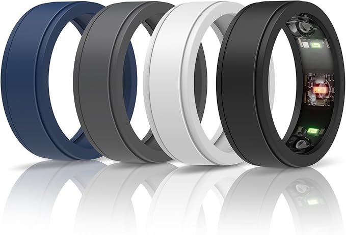 Oura Ring Protector, Anti-Scratch Silicone Cover for Oura Ring Gen 3, Working Out Gym