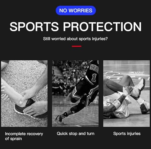 SUJAYU Ankle Brace & Elastic Supports for Men & Women, Ankle Support Ankle Compression Sleeve, Plantar Fasciitis Relief Achilles Tendonitis Brace Achilles Tendonitis Wrap, Pack of 1 (Black, Small)