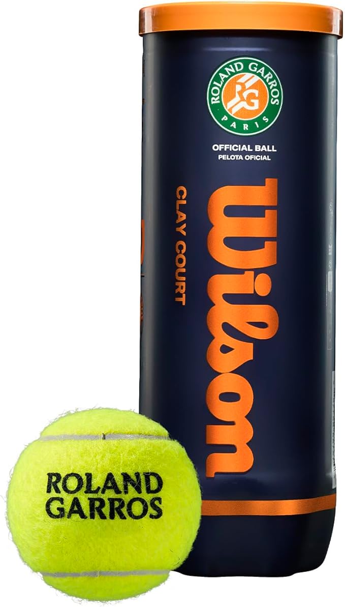 Wilson Roland Garros Clay Tennis Ball - 3 Ball Can