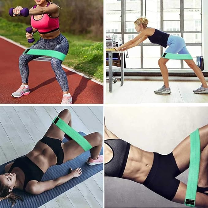 Resistance Bands Fitness Booty 3-Piece Set Rubber Expander Elastic Band for Home Workout Exercise Equipment