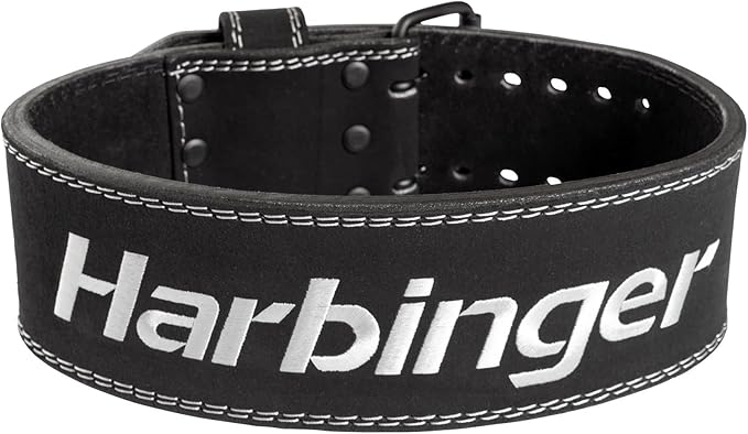 Harbinger Unisex 10mm Powerlifting Gym Belt for Weightlifting, Deadlifts,and Squats