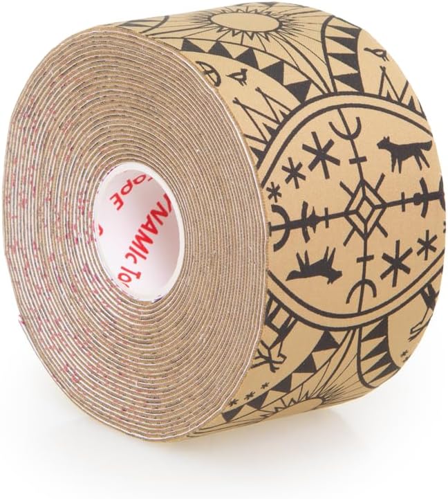 Dynamic Tape Powerband Max Strength & Resistance Biomechanical Athletic Tape | 4 Way Stretch & Stronger Recoil than Kinesiology Tape | Designed for Sports, Muscle & Joint Load Management | 2" (1 Roll)