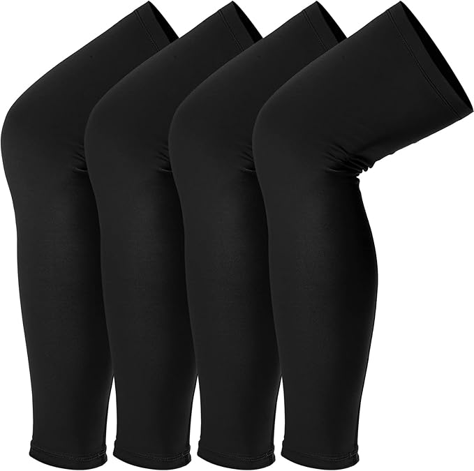 Tatuo Leg Sleeves Compression Long Knee Sleeve UV Protect for Men Women Sport Basketball Football