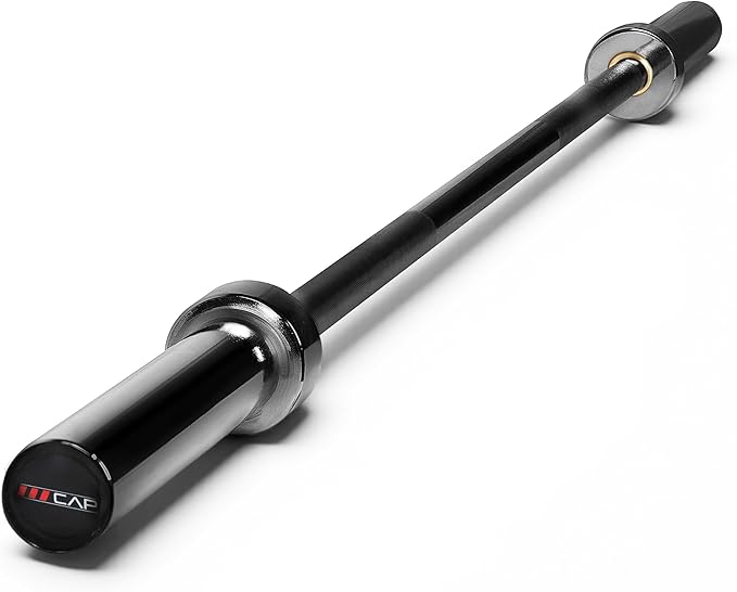 CAP Barbell 2-Inch Olympic Barbell Bars | 5 ft, 6 ft, & 7 ft | Multiple Options