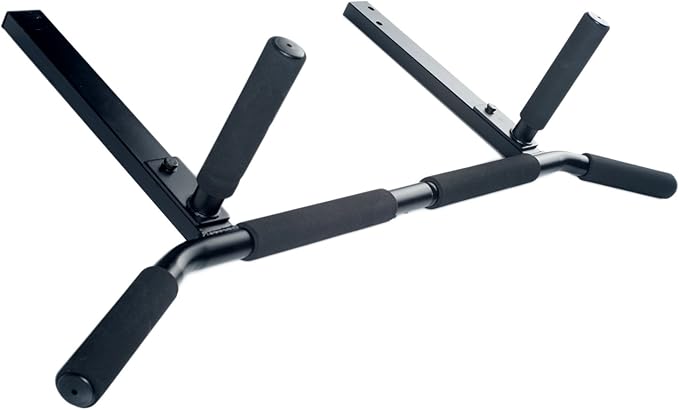 Joist Mount Pull Up Bar with Extra Hardware and Mounting Template for Easy Install to Beam or Rafter by Ultimate Body Press