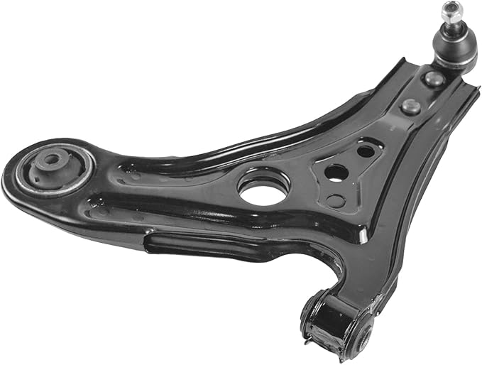 TRQ Front Left Lower Control Arm with Ball Joint Steel Compatible with 2004-2011 Chevrolet Aveo 2007-2011 Aveo5 2009-2010 Pontiac G3