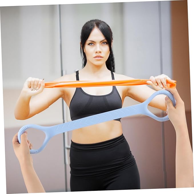 BESPORTBLE Workout Bands Fitness Bands Pull Stretch Yoga Resistance Bands with Handles Pilates Exercise Band