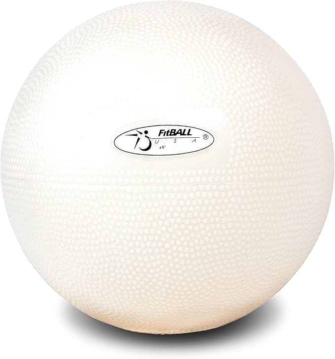 FitBALL Body Therapy Ball for Yoga, Pilates, Barre, Gyms and Rehab - 6" Intermediate