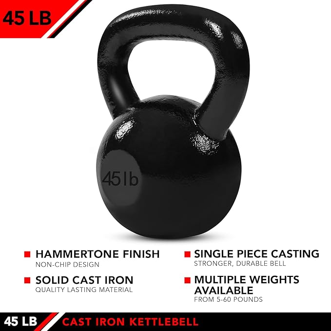 JFIT Kettlebell Weights Cast Iron