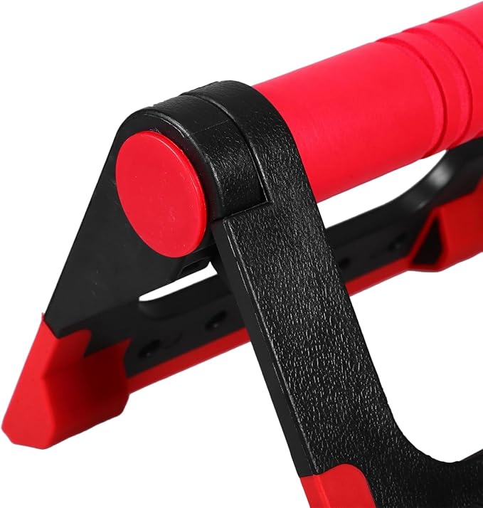 Toddmomy Foldable Push-up Stand Pair Portable Exercise Handles for Home Strength Training Compact Push up Bars for Floor Workouts with Rotating Arm Support 6.3 Inch Fitness Equipment