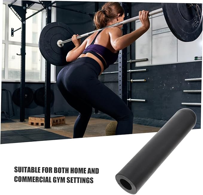 VICASKY Barbell Adapter Sleeve for Weightlifting Durable Dumbbell Convert Adapter Fits Standard Bars Accessory for Fitness Enthusiasts Black