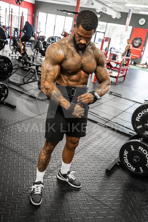 Schiek Sports Model 1907 Platinum Edition Ultimate Grips - 3 in 1 Weight Lifting Straps Wrist Wraps and Grip Pads - Secure Non Slip Control and Comfort for Strength Training
