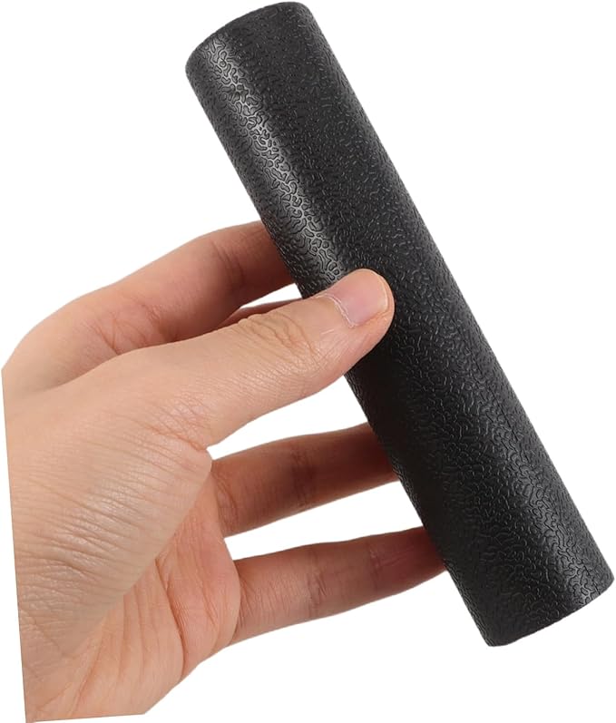 POPETPOP 4pcs Fitness Handle Covers Ergonomic Grip Attachments for Gym Equipment Non Slip Rubber Barbell Dumbbell Grips for Weight Lifting Easy to Clean Compatibility
