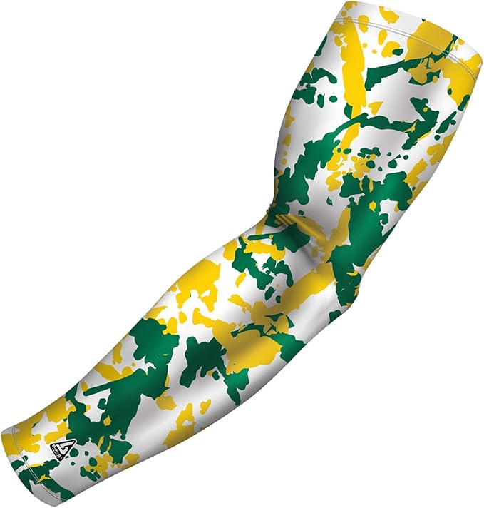 B-Driven Sports Pro Fit Compression Arm Sleeve - Arm Sleeve for Men Women & Youth - Basketball, Baseball, Football - Single
