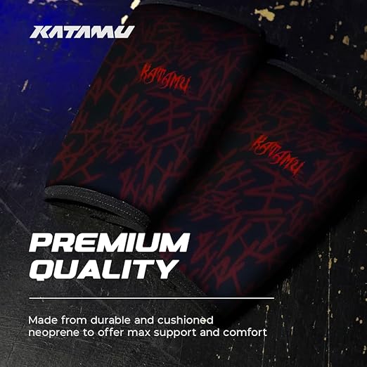 Katamu Premium Weightlifting, Powerlifting, Squats, Athletic and Fitness Knee Support Sleeve | Knee Sleeve for Men and Women | The Joker, Small