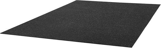 VEVOR 0.4Inch 96sq.ft 24 Tiles Gym Flooring for Home Gym, Rubber Top with High Density EVA Foam, 24 x 24In Gym Floor Exercise Equipment Mats, Interlocking Gym Mats, Puzzle Workout Mats, Black & Gray