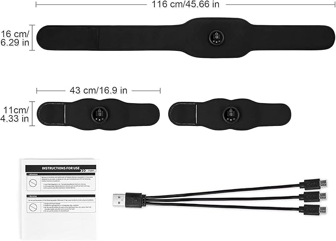 Next Gen Ultra Muscle Fitness AB Belt, Adjustable Toning Belt, Core Muscle Firming & Strengthening