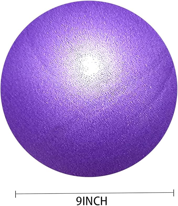 Mini Pilates Exercise Yoga Ball, 9 Inch Small Inflatable Exercise Yoga Ball,Core Training and Physical Therapy Equipment, with Pump